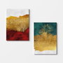 Wallity Set de 2 Cuadros Decorativos de Lienzo 50 x 70 cm